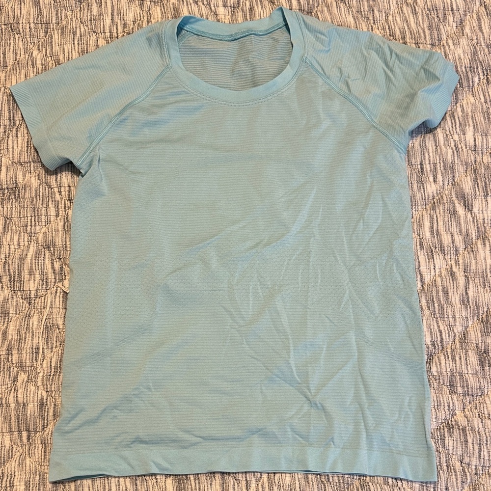 Light Blue Short Sleeve Active Tee